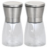 SALT / PEPPERMILL  SET.H13.5CM, PLASTMASA/NER.TĒR., Kesper