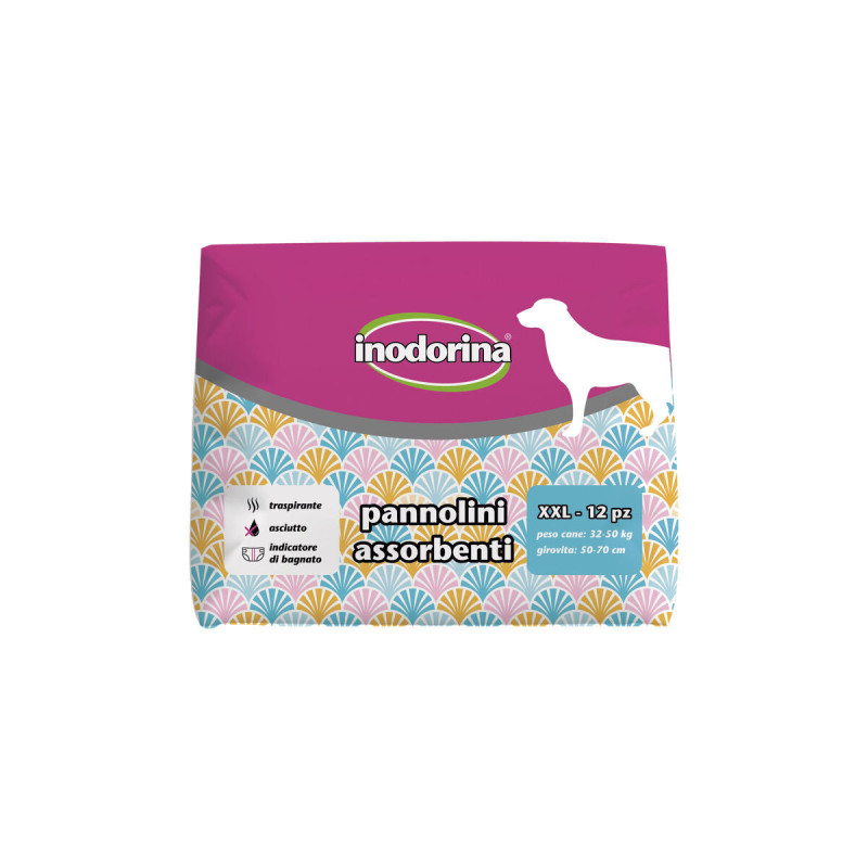 Disposable nappies Inodorina 50 + 70 cm 12 Units,,,