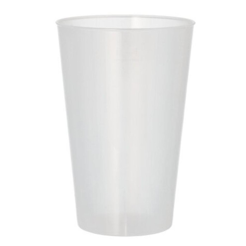 СТАКАН S 10ШТ. ., 400ML, D8.6CM, H12.9CM, ATKĀRTOTI LIETOJAMAS, PP PLASTMASA 0.3633kg/iepak., Pap Star