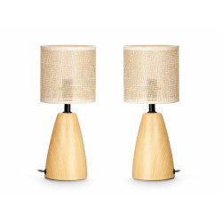 Galda lampa Brūns 60 W 2...