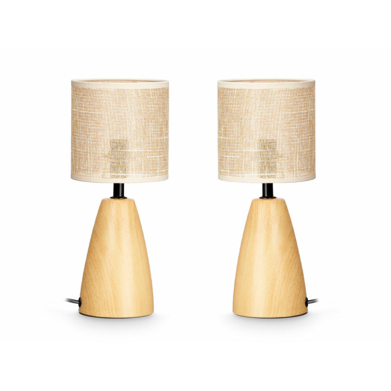 Desk lamp Brown 60 W 2 Units,,,