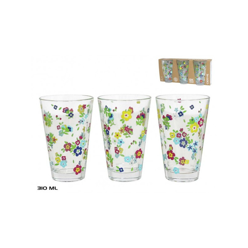 из стеклаinės 310ml 3шт. CERVE NADIA