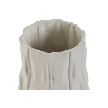 Vaas Home ESPRIT Valge Keraamika Kaasaegne 14,5 x 14,5 x 24 cm,,,