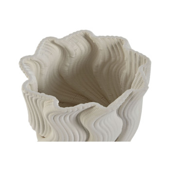 Vaas Home ESPRIT Valge Keraamika Kaasaegne 14 x 14 x 19 cm,,,
