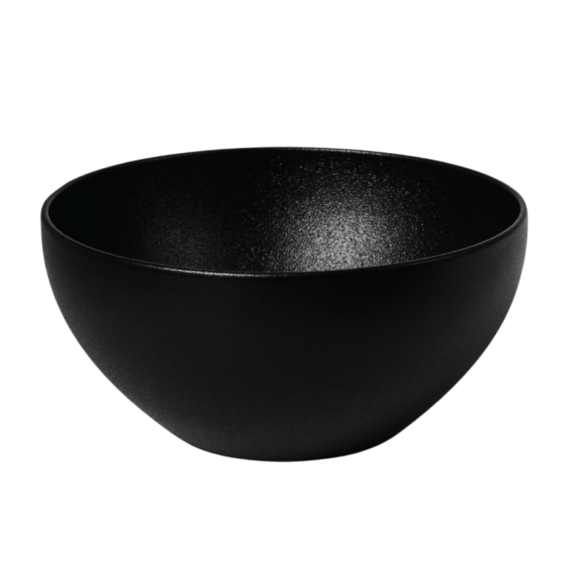 FINE PLUS A BOWL 12CM, black , PORCELĀNS, Leela Baralee