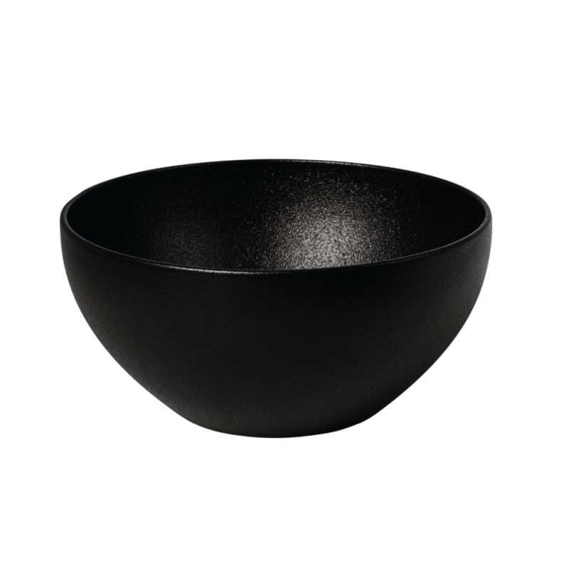 FINE PLUS МИСКА 15CM, черное , PORCELĀNS, Leela Baralee