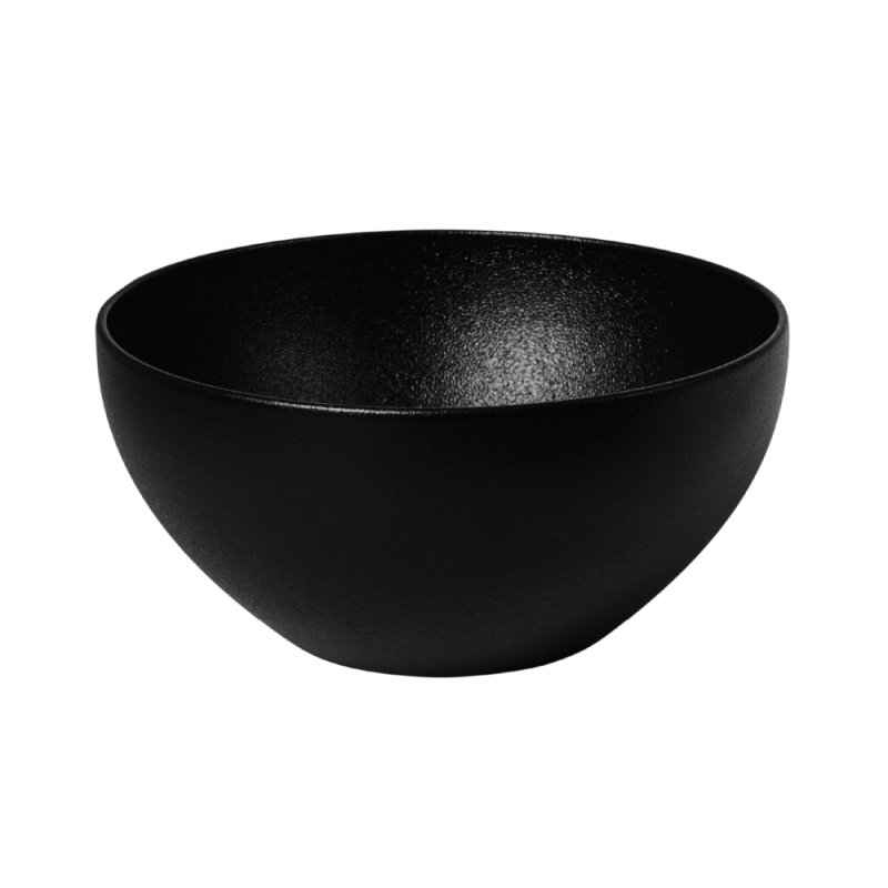 FINE PLUS МИСКА 18CM, черное , PORCELĀNS, Leela Baralee