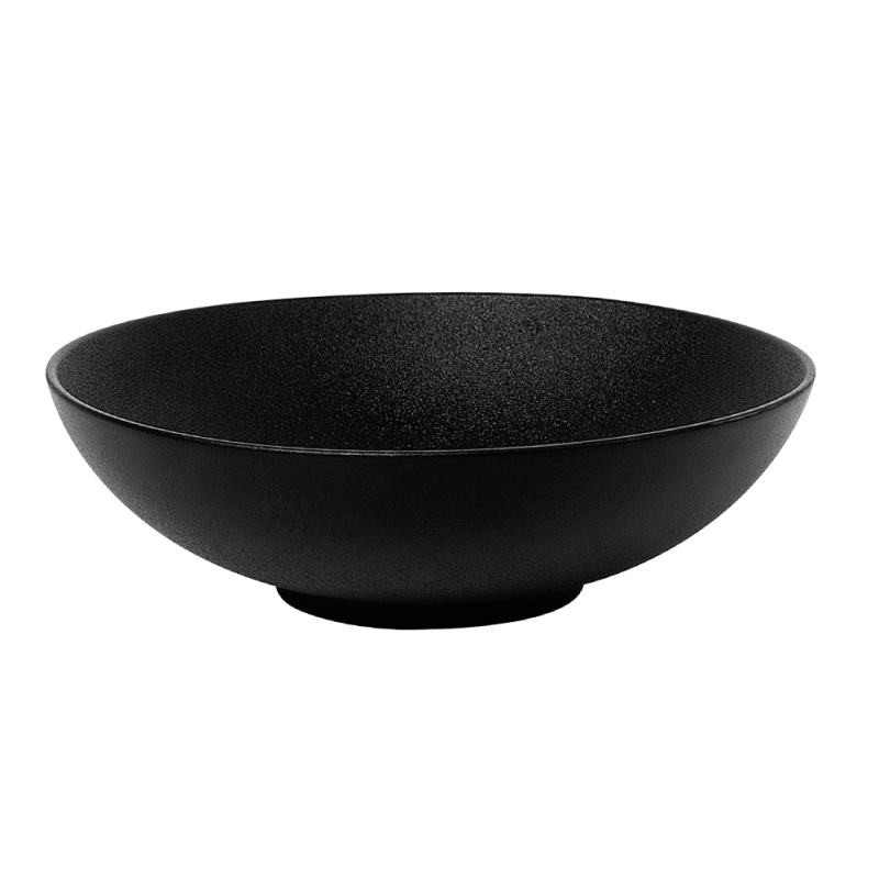 FINE PLUS SEKLA МИСКА 21CM, черное , PORCELĀNS, Leela Baralee