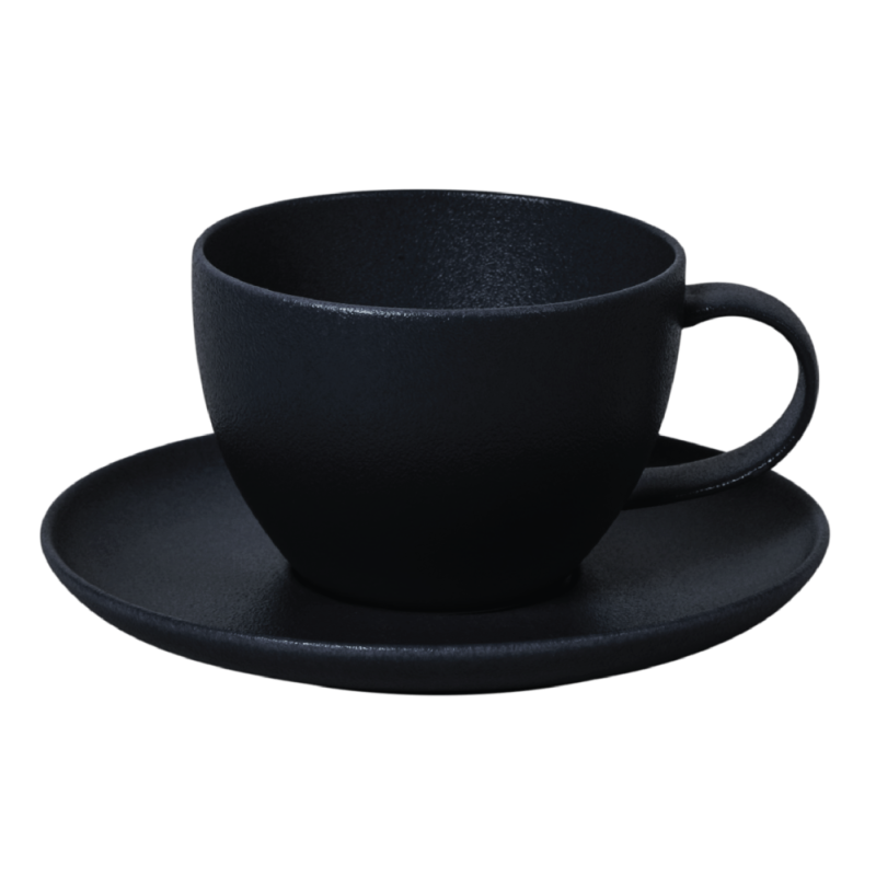 FINE PLUS Cup  250ML, black , PORCELĀNS, Leela Baralee
