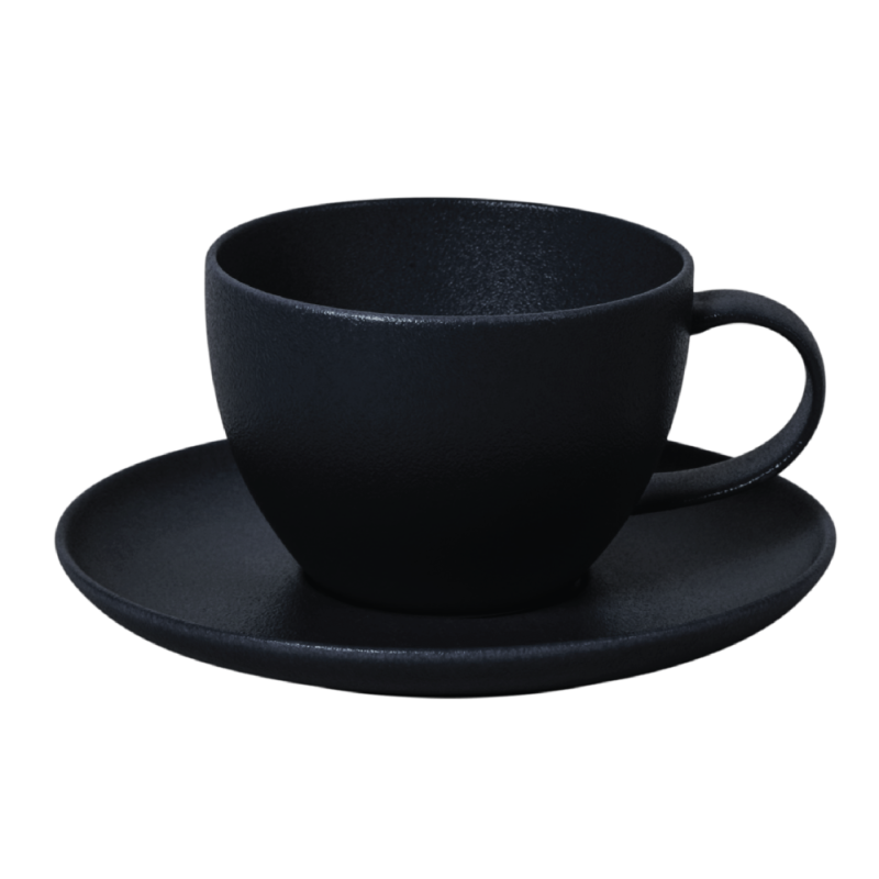 FINE PLUS чашка  350ML, черное , PORCELĀNS, Leela Baralee