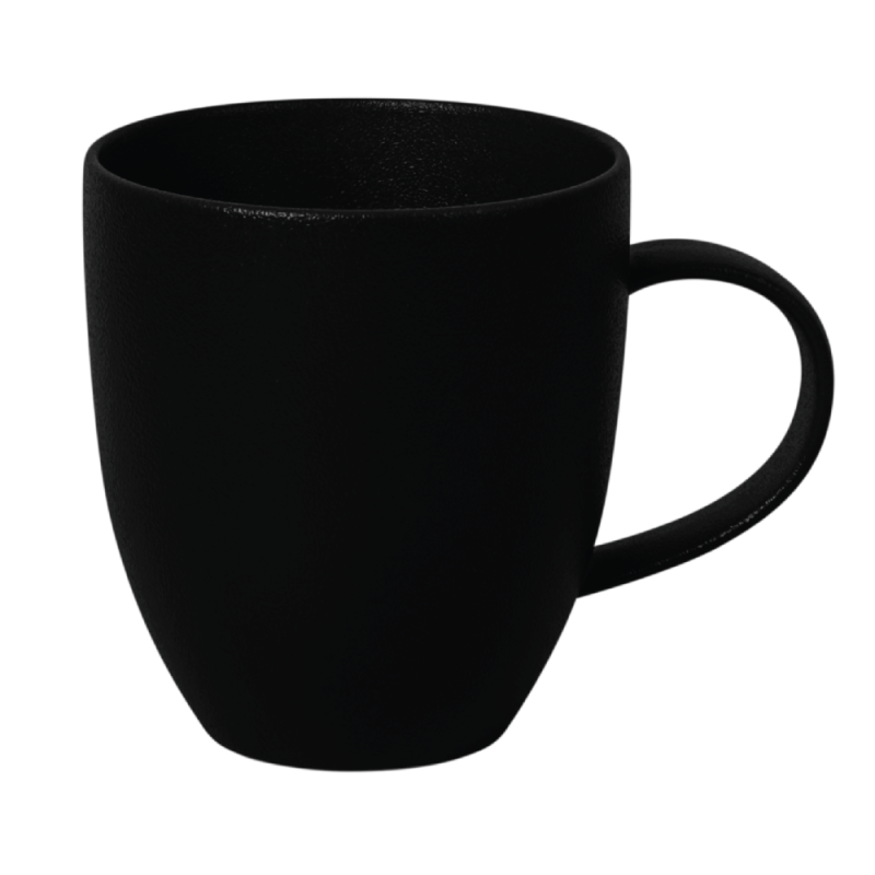 FINE PLUS MUG 350ML, black , PORCELĀNS, Leela Baralee