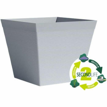 Plant pot Garden ID Blue Grey Squared 33 x 39 x 33 cm,,,
