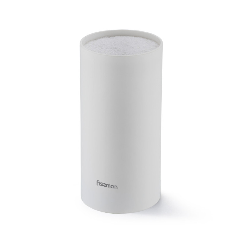 Kitchen knife organizer 11x22 cm, round shaped, WHITE (plastic)