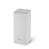 Kitchen knife organizer 10x10x22cm, square shaped, WHITE (plastic)