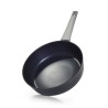 Deep frying pan MIRA 28x8 cm with double screw handle with induction bottom (aluminium with non-stick coating)