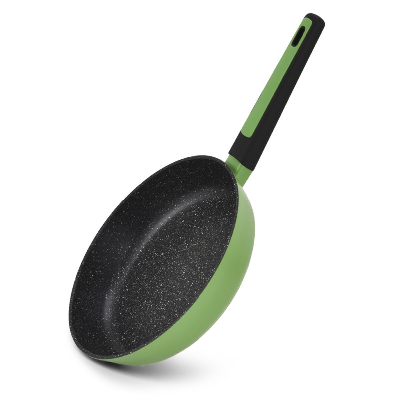 Frying pan BOOM 26x5.5 cm with induction bottom GREEN