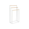 Free-Standing Towel Rack Home ESPRIT White Natural Metal Bamboo 45 x 22 x 85 cm,,,