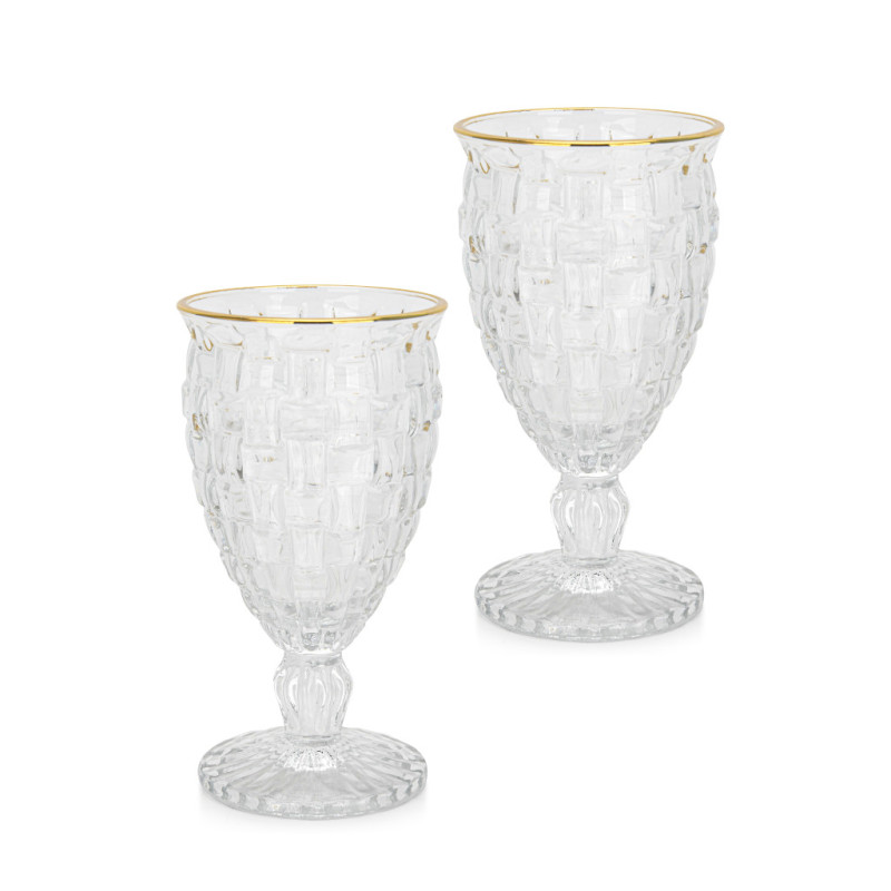 Wine glasses set 350 ml / 2 pcs. (glass), art 19035