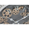 Wall Clock Home ESPRIT Black Silver Iron,,,