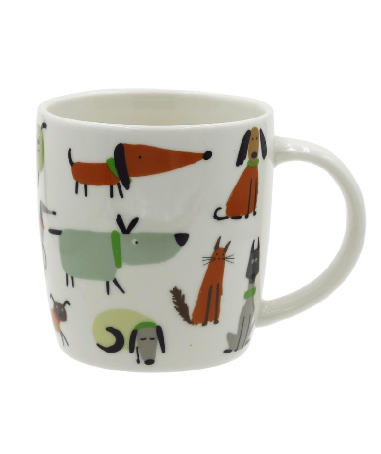 DOGS MUG 350ML, KERAMIKA, NEWILL