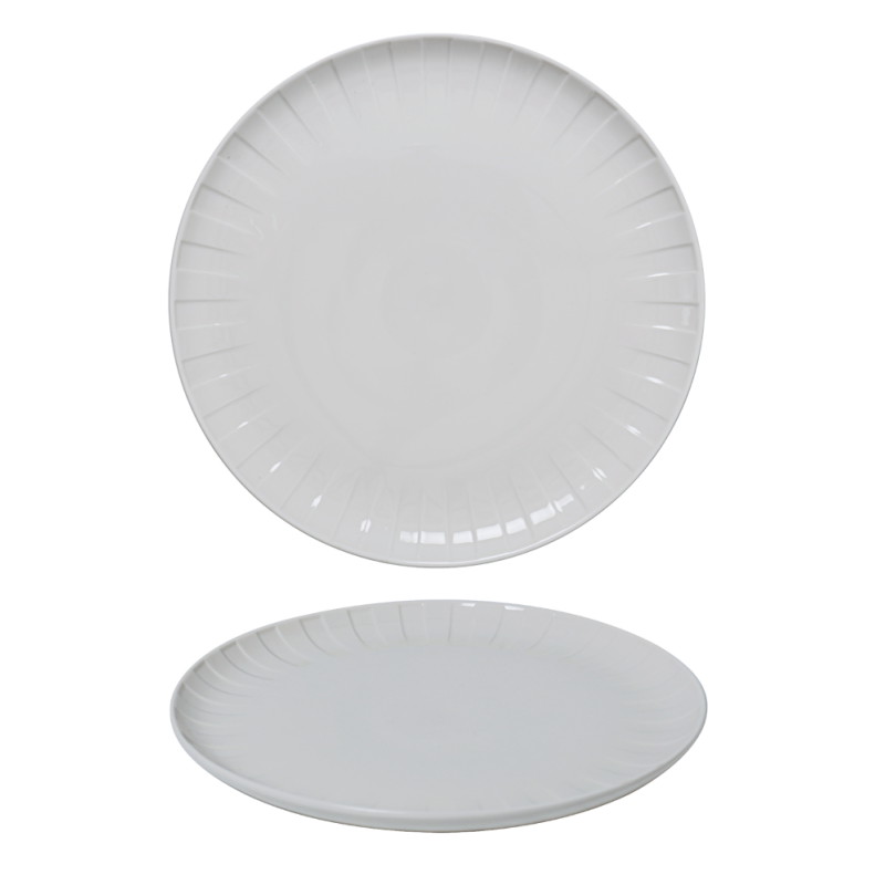 ABSFOR EGG TE PLATE  30CM WHITE , Qualitier