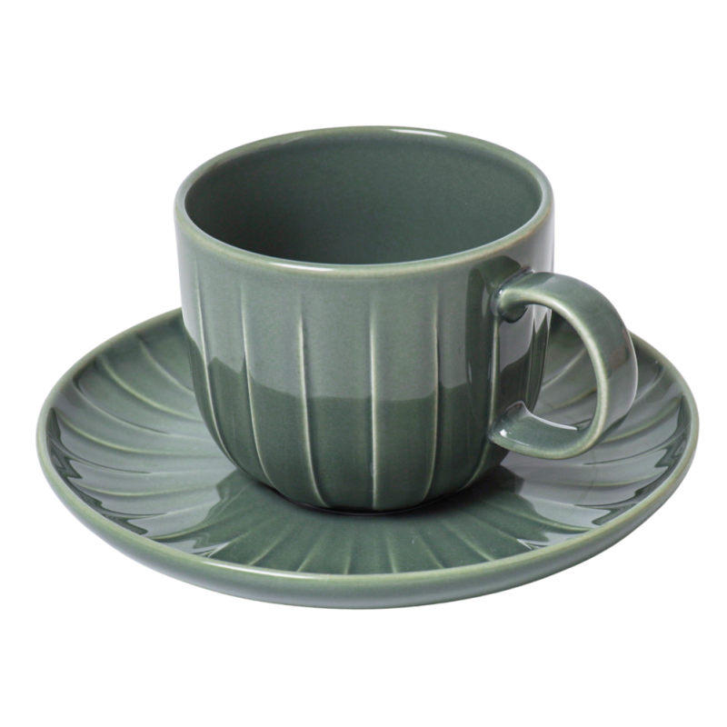 ABSДЛЯ ЯЙЦА TE чашка  280ML, AR APAKŠTASI 15.5CM PAPARDES ZAĻA, Qualitier