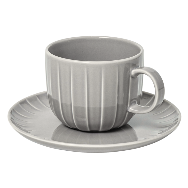 ABSFOR EGG TE Cup  280ML, AR APAKŠTASI 15.5CM SUDRABA PELĒKA, Qualitier