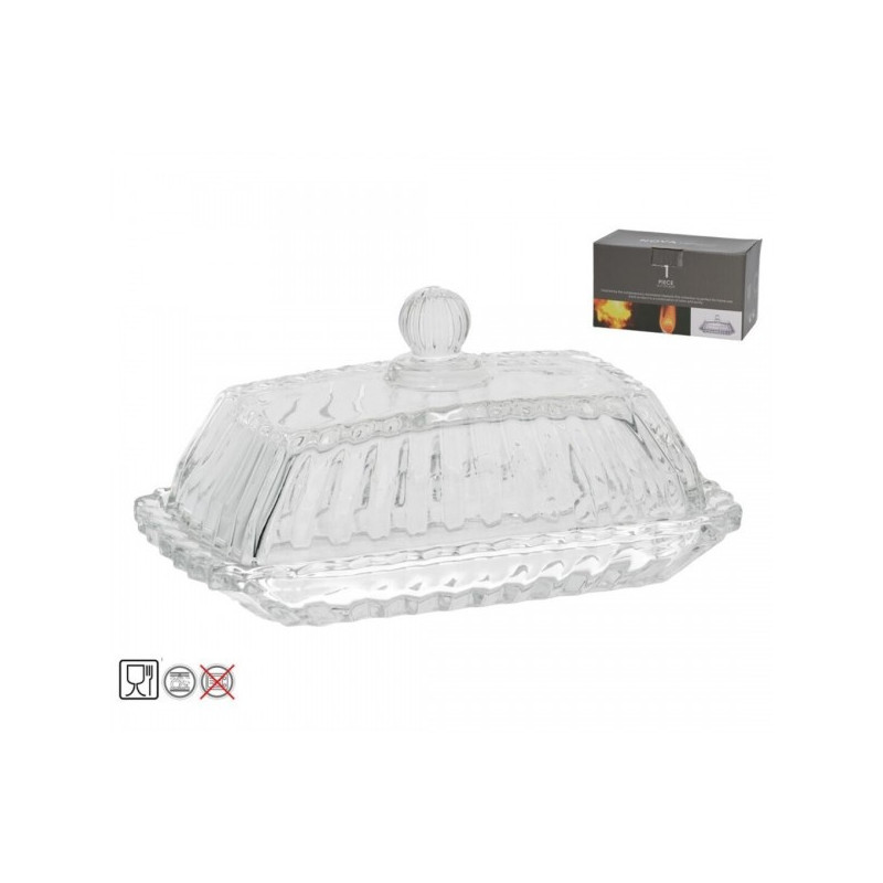 Sviesta trauks из стекла. 17*9*9 NOVA