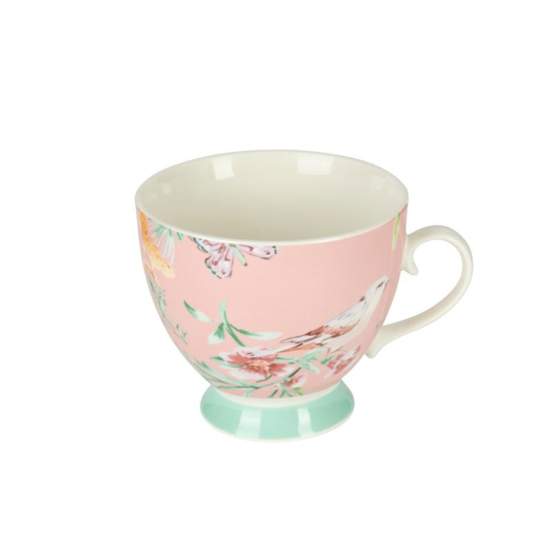 KITCHENCRAFT MUG UZ KĀJIŅAS 400ML, PERSIKU KR., PORCELĀNS, Kitchen Craft