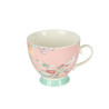 KITCHENCRAFT MUG UZ KĀJIŅAS 400ML, PERSIKU KR., PORCELĀNS, Kitchen Craft