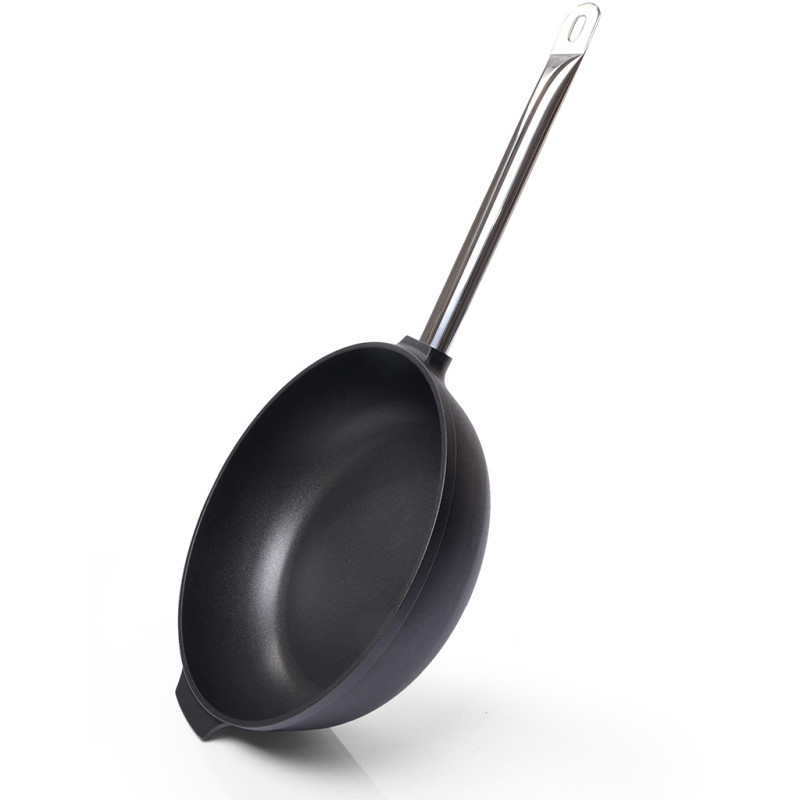 Deep frying pan FISSMAN PRO 28x8.1 cm (aluminium with non-stick coating)