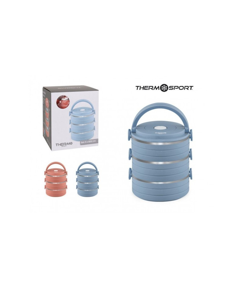 Termoss pārtikai plast/met. s/r 3*600ml THERM