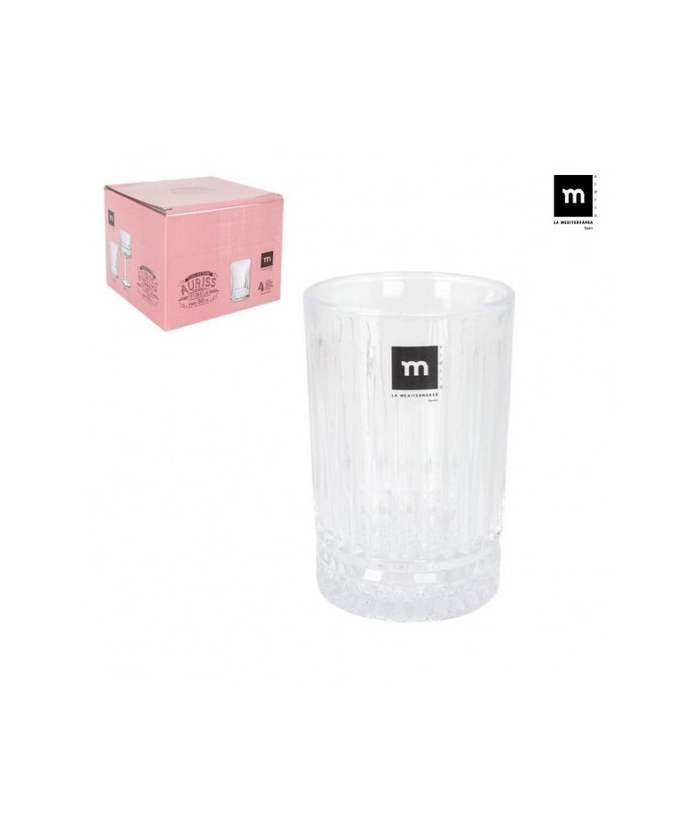 glāze 500ml 4vnt AURISS TUDELA