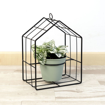 Planter with stand Vinthera Moa Green Metal 20 x 13 x 27 cm (6 Units),,,