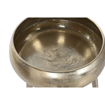 Planter Home ESPRIT Golden Aluminium Modern 35,5 X 35,5 X 77 cm,,,