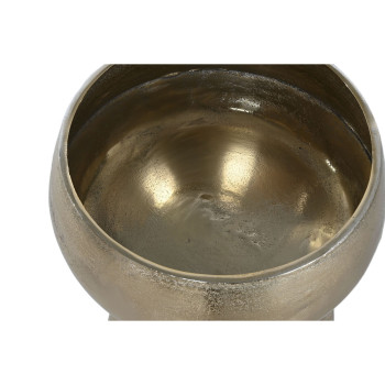 Planter Home ESPRIT Golden Aluminium Modern 46 X 46 X 100 cm,,,
