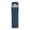 Double wall vacuum travel mug 450 ml Blue color (stainless steel), art. 9878