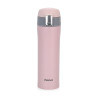 Double wall vacuum travel mug 450 ml Pink color (stainless steel)