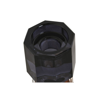 Žvakidė Home ESPRIT Pilka Gintaras Stiklas 5,5 X 5,5 X 14,7 cm,,,