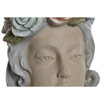 Planter Home ESPRIT Multicolour Cream Magnesium chica 32 X 30 X 48 cm,,,