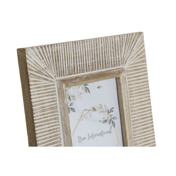 Фото рамка Home ESPRIT Белый Древесина манго современный 19 x 1 x 24 cm