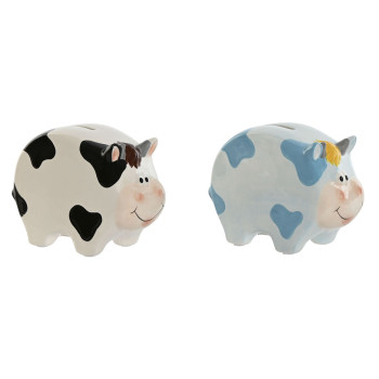 Taupyklė Home ESPRIT Dolomite Karvė 16 X 7,5 X 12,5 cm (2 vnt.),,,
