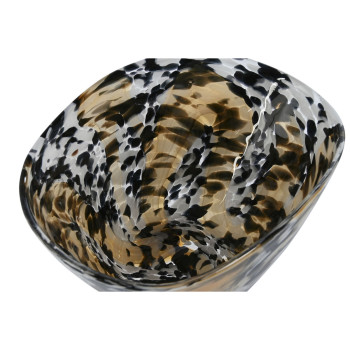 Lauakaunistus Home ESPRIT Must Kreemikas Kristall 29 x 20 x 15,5 cm,,,