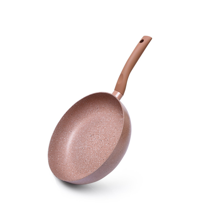 Deep frying pan LATTE 24x6 cm with induction bottom (aluminium with non-stick coating)