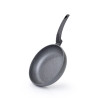 Deep pan GREY STONE 24x6.0 cm with induction bottom (aluminum with non-stick coating)
