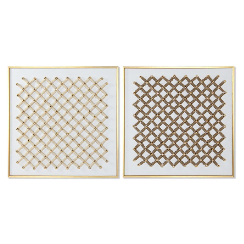 Canvas Home ESPRIT polystyrene Canvas 100 x 3,5 x 100 cm,,,