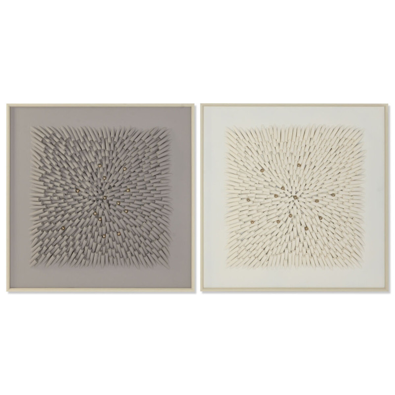 Canvas Home ESPRIT polystyrene Canvas 100 x 3,5 x 100 cm,,,