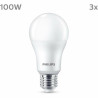 LED-lamp Philips A67 Valge E 100 W E27 3 Ühikut (4000 K),,,