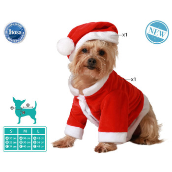 Dog Costume Father Christmas,,,S,