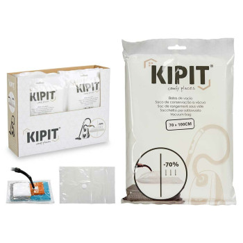 Vakuuma maisiņi Kipit 54205 Caurspīdīgs Plastmasa 20 x 30 x 3 cm 70 x 100 cm (12 gb.),,,